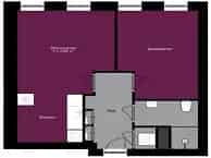 Appartement Utrecht Van Heuven Goedhartplein 2 kamers 49m2