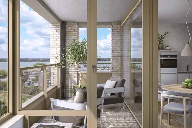 3 Kamerappartement Almere Poort Moderne Keuken Parkeerplaats
