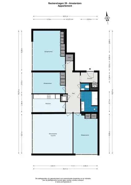 3 Slaapkamer Appartement Amsterdam Zuid Gemeubileerd