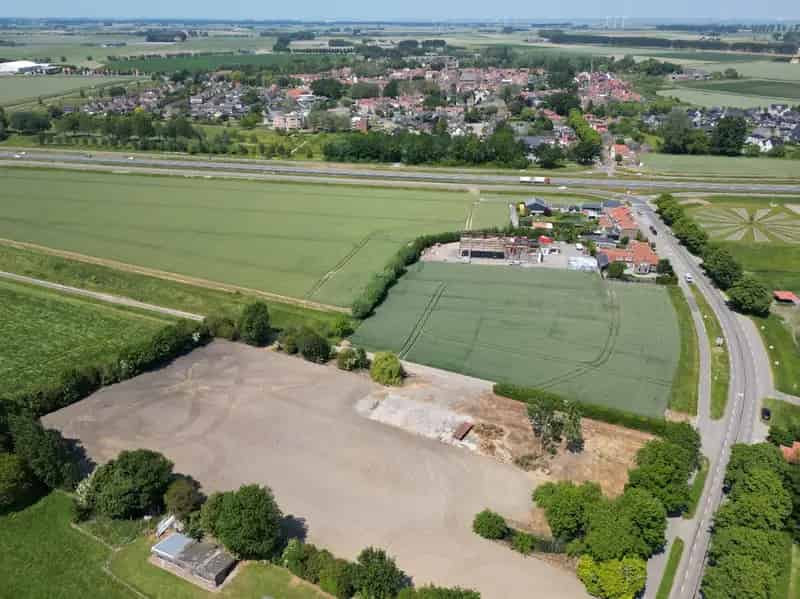 Bouwkavel 11500m² IJzendijke Nabij N61 Ruime Woning Mogelijk