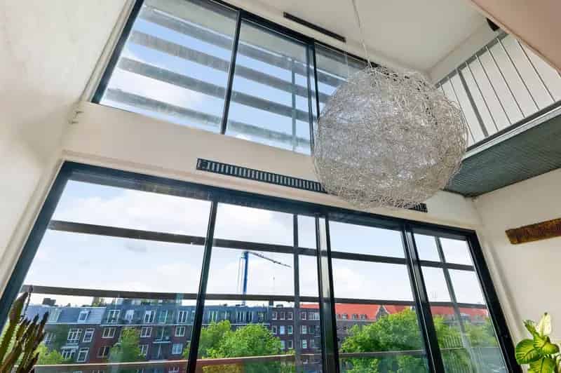 Maisonnette Amsterdam Zuid 100m2  Uitzicht Schinkel