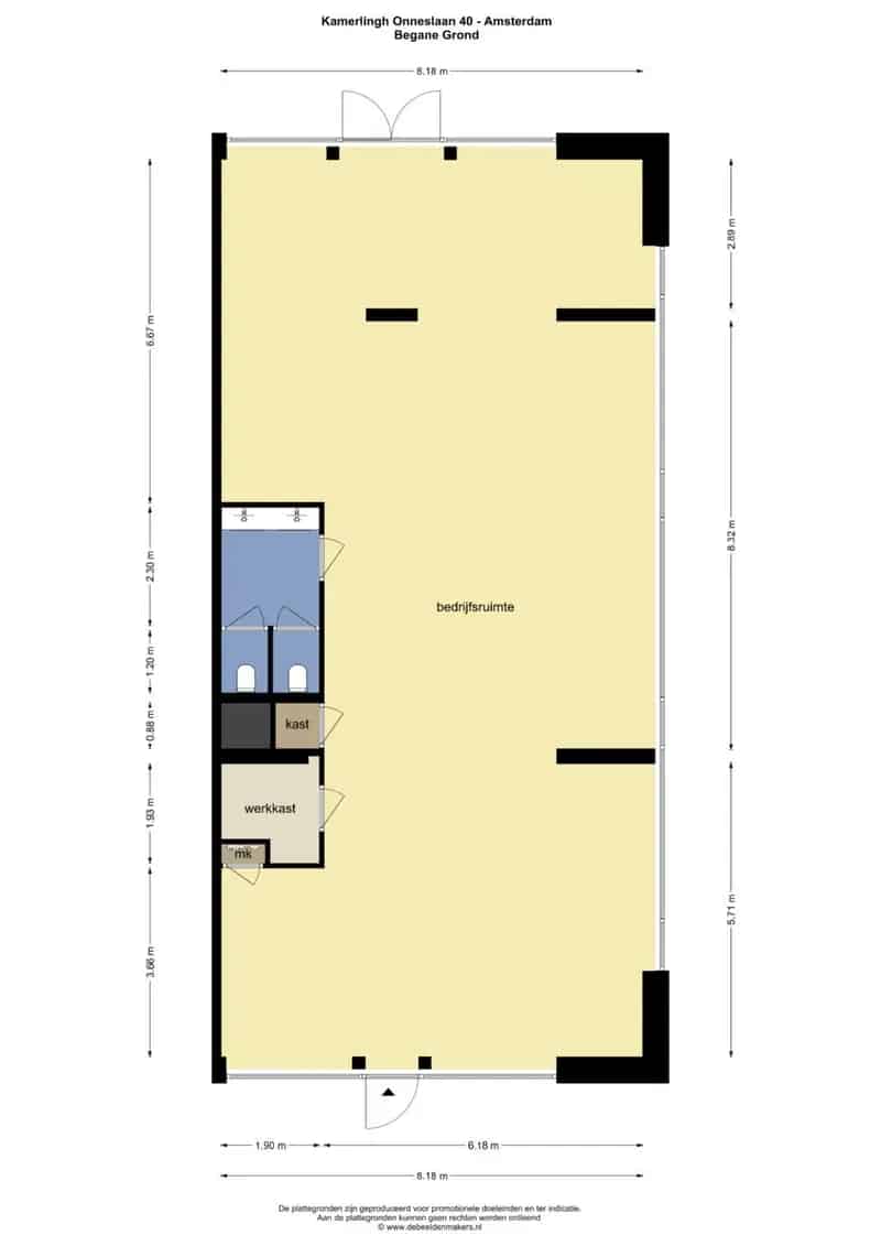 Kantoorruimte Amsterdam 146m² Park Frankendael