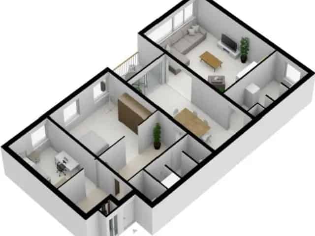 Ruim 3-kamer appartement Eindhoven Kronehoef nabij centrum en TU/e