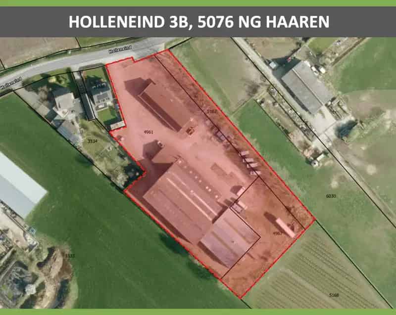 Bedrijfshal Haaren | Zoek bedrijfshallen te huur: Holleneind 3-b 5076 NG Haaren 