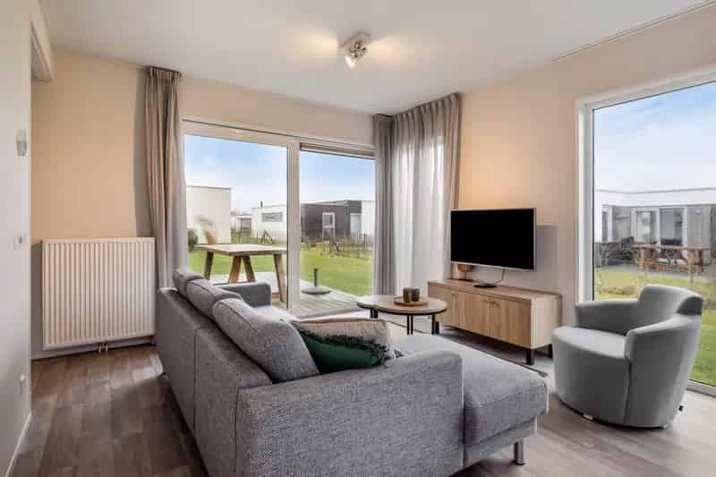 Moderne Lodge Nieuwvliet Bad Nabij Strand Twee Badkamers