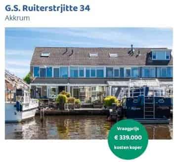 Woning met eigen aanlegplaats Akkrum Midden Friesland