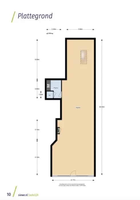 Winkelruimte te huur Naarden Vesting 105m²