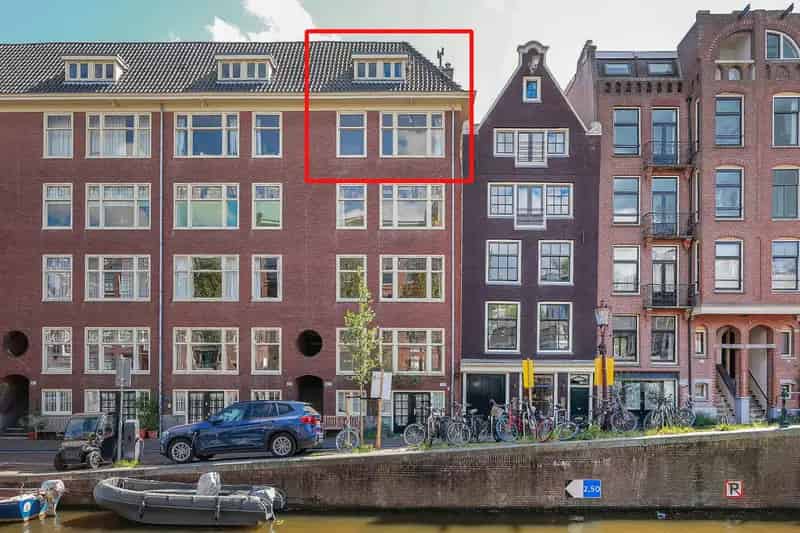 Appartement Jordaan Amsterdam: 3 Kamer Grachtenpand 82m2