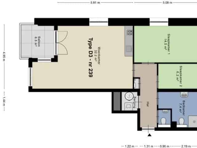 Appartement te huur Helmond Oranjekade