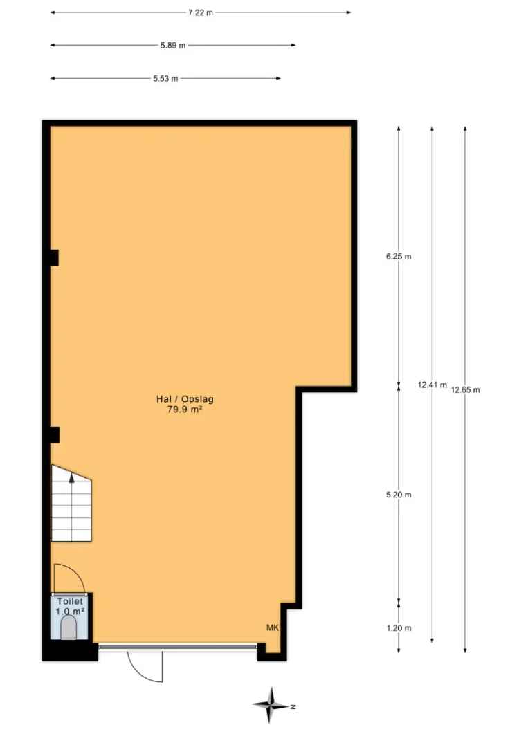 Bedrijfsruimte Amsterdam te huur 154m2 A5