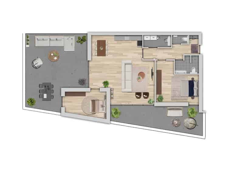 Duurzaam appartement Ommen Centrum - 3 kamers - 96m2