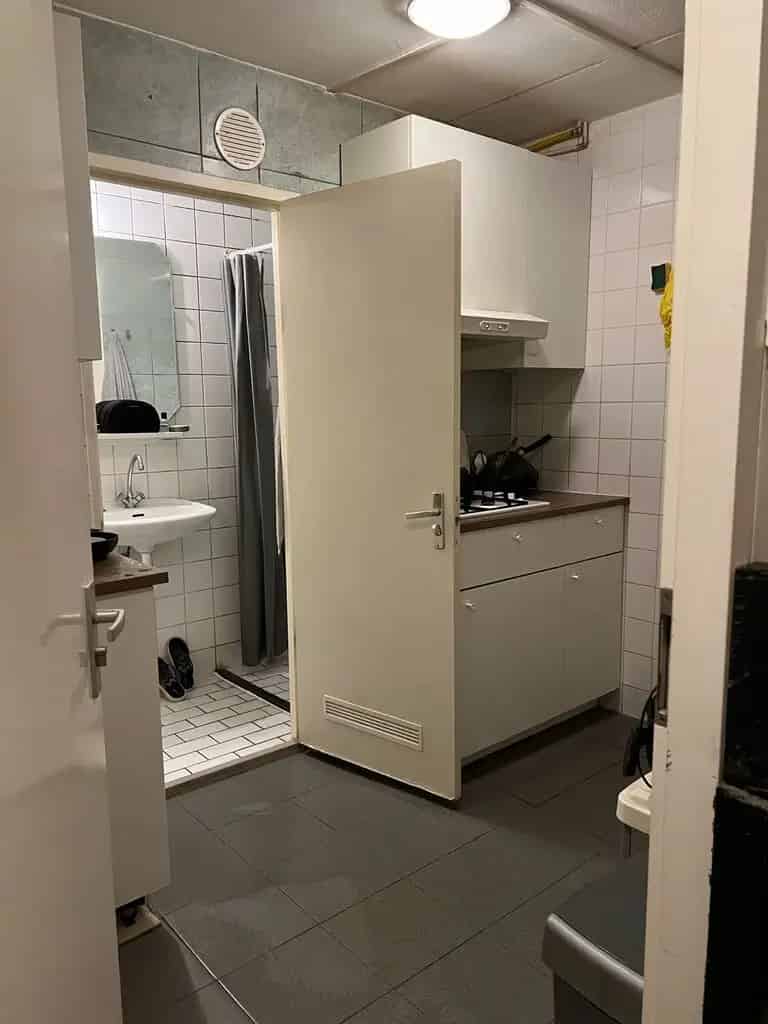 Studentenkamer in 2-slaapkamer appartement