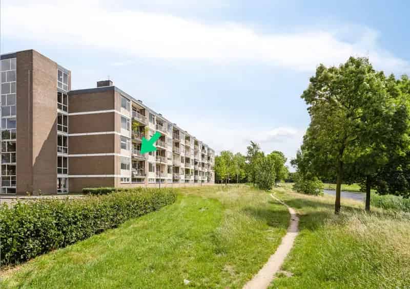3-kamer appartement De Aawijk balkon vrij uitzicht