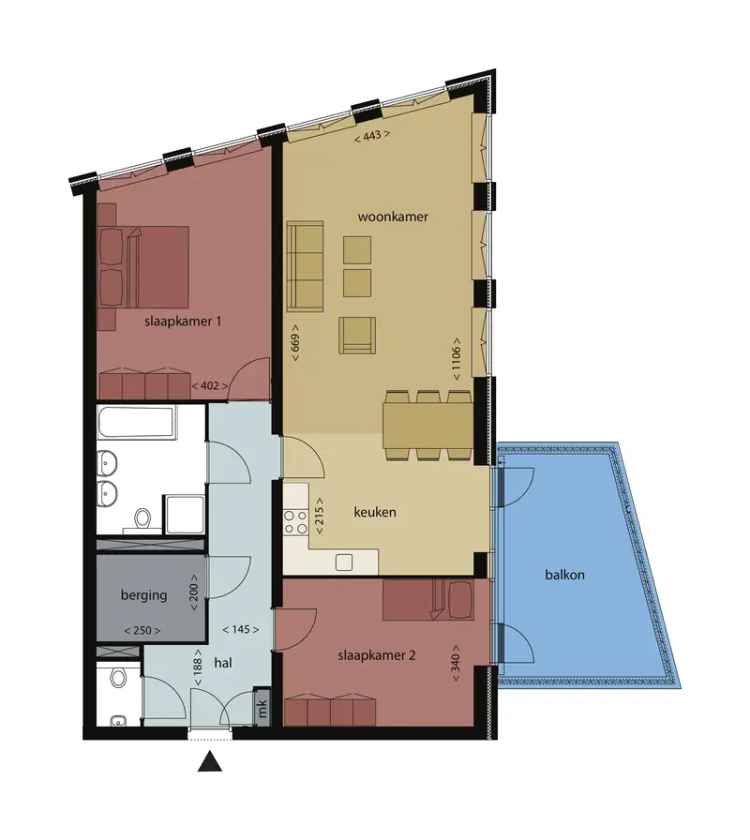 Ruime appartementen Breda Centrum  Nabij NS Station