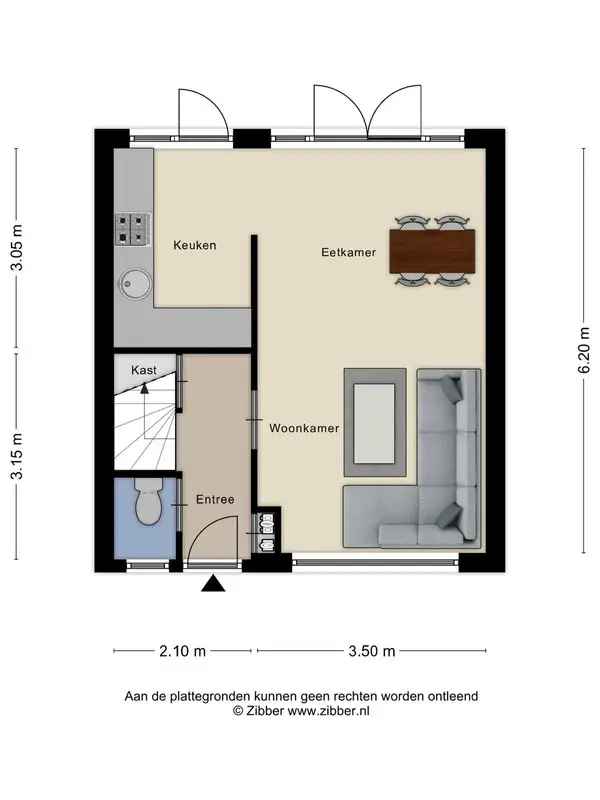 Tussenwoning 4 slaapkamers Rustige Wijk Moderne Badkamer Tuin