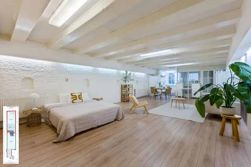 Appartement Amsterdam Oudezijds Kolk: 2 Studio's in Monumentale Pakhuis