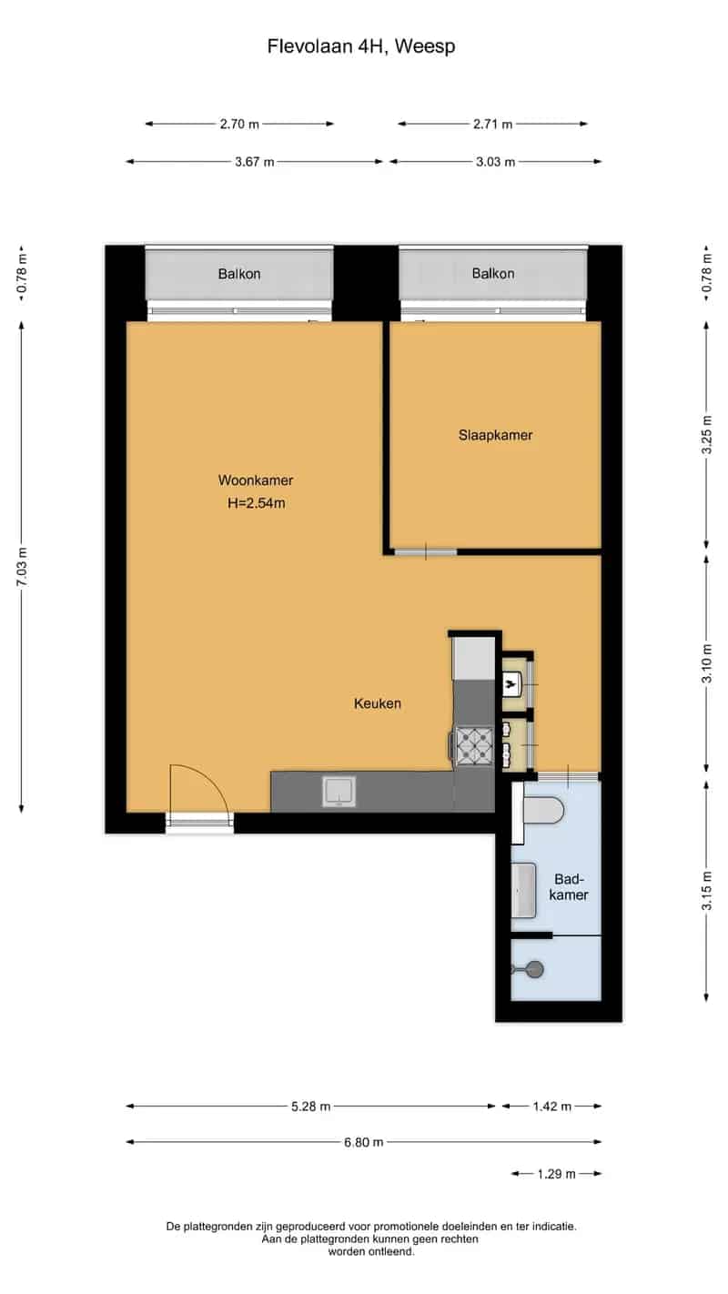 Appartement te koop Weesp Flevolaan