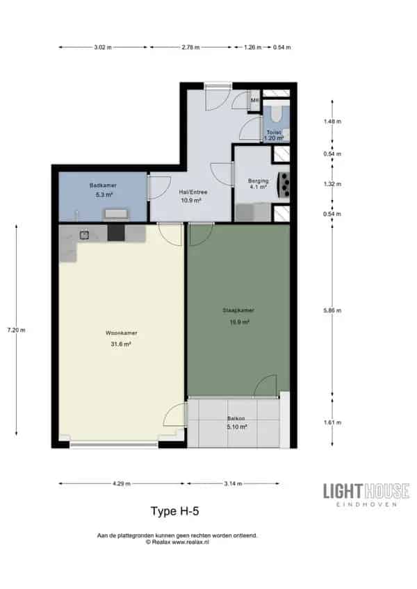 Appartement Eindhoven Machinekamerplein 76m2