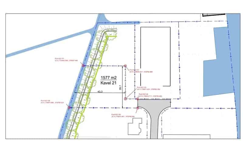 Bouwgrond Dronryp 1577m² Bedrijfsruimte A31