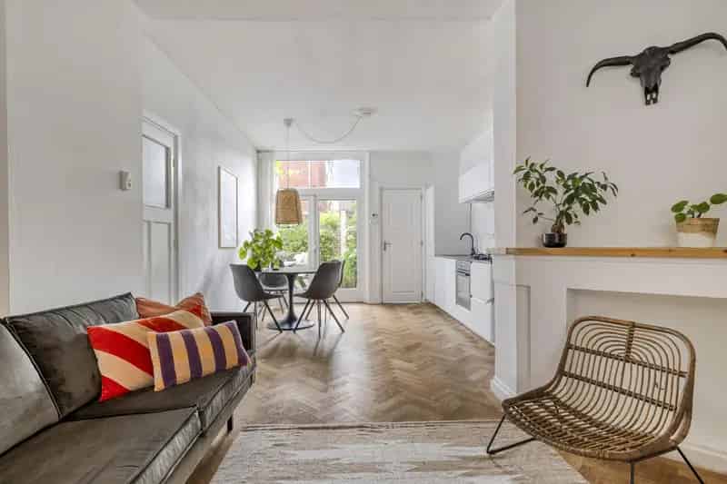 Benendenwoning Gorechtbuurt 2 slaapkamers moderne keuken tuin