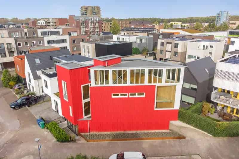 Vrijstaande woning Almere Poort 220m2 4 lagen Dakterras