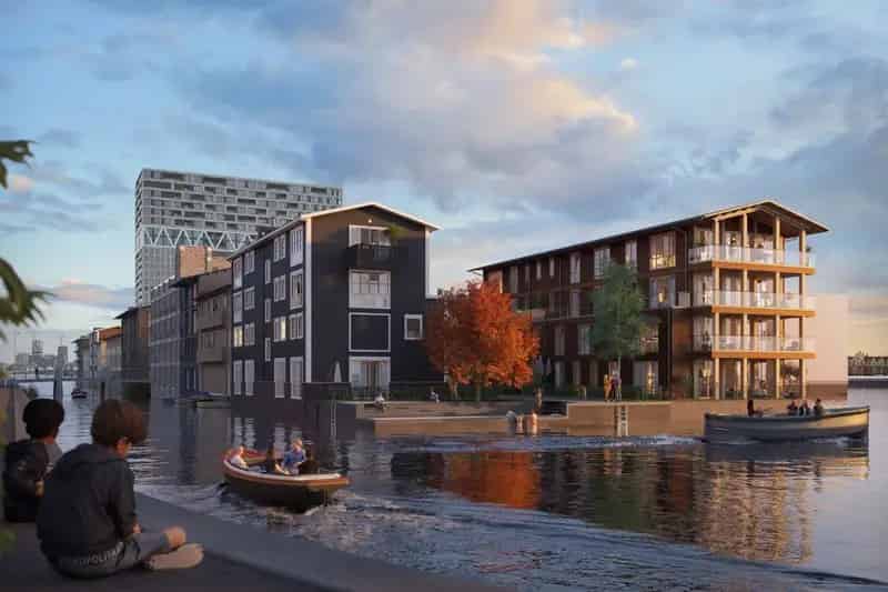 Studio Houthaven Amsterdam: 37m2, Waterzicht, Duurzaam