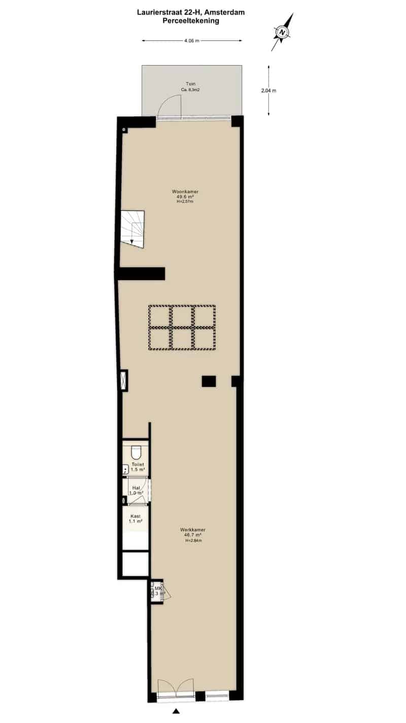 Appartement te koop Amsterdam Jordaan 153m2 2 slaapkamers