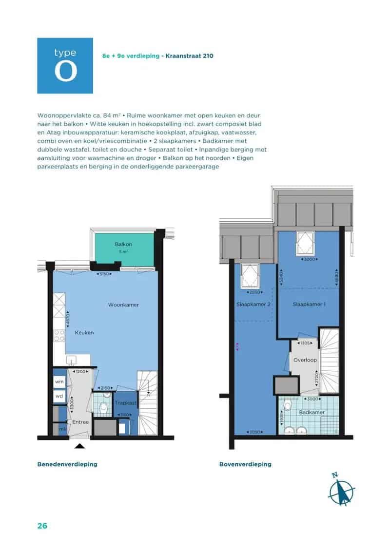 Nijmegen Appartement Huur 2 Slaapkamers Balkon Parkeerplaats