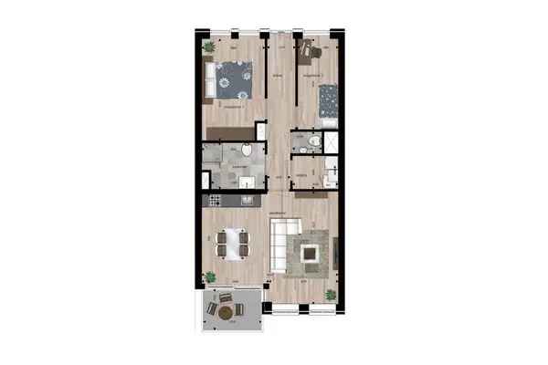 3 Kamer Appartement Steenbergen Centrum Nieuwbouw