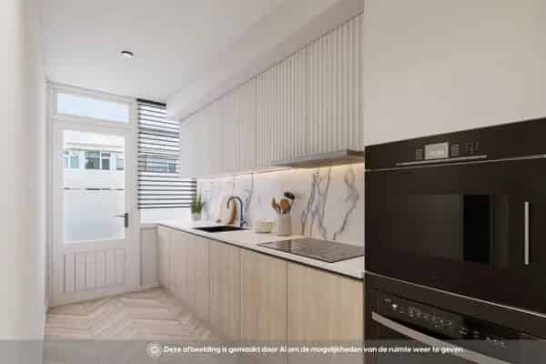 3-kamerappartement Rotterdam Charlois: 2 Balkons, Moderne Keuken