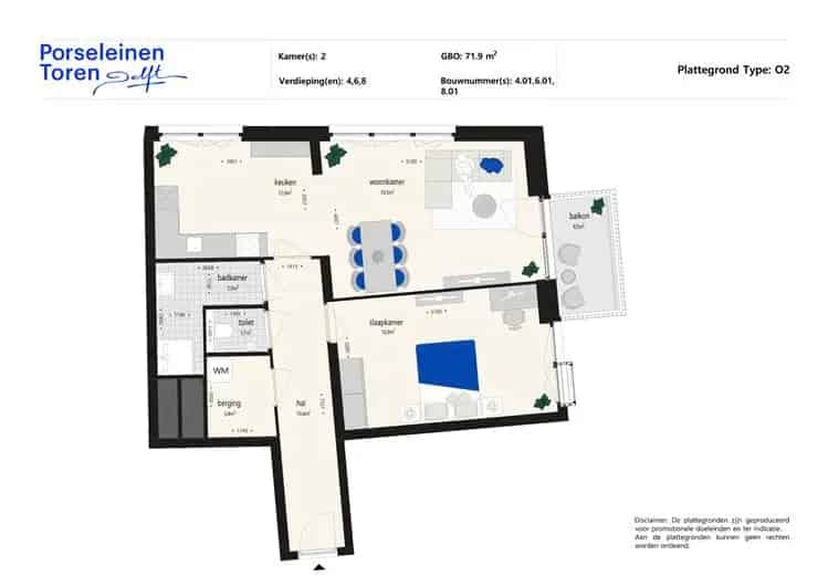 Appartement Delft 73m2 8e Etage Modern Energiezuinig