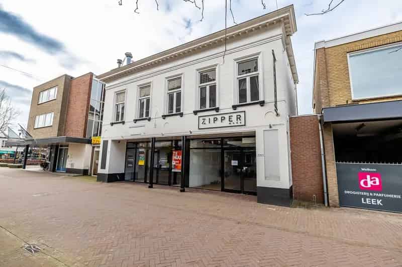 Winkelruimte te huur Leek Centrum 190m² - uitbreidbaar tot 380m²