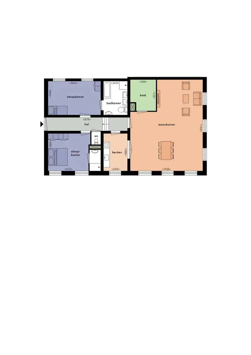 Appartementen complex Prof Tulpstraat Amsterdam