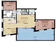 Appartement Ansjovislaan Bergen op Zoom 3 kamers 115m2