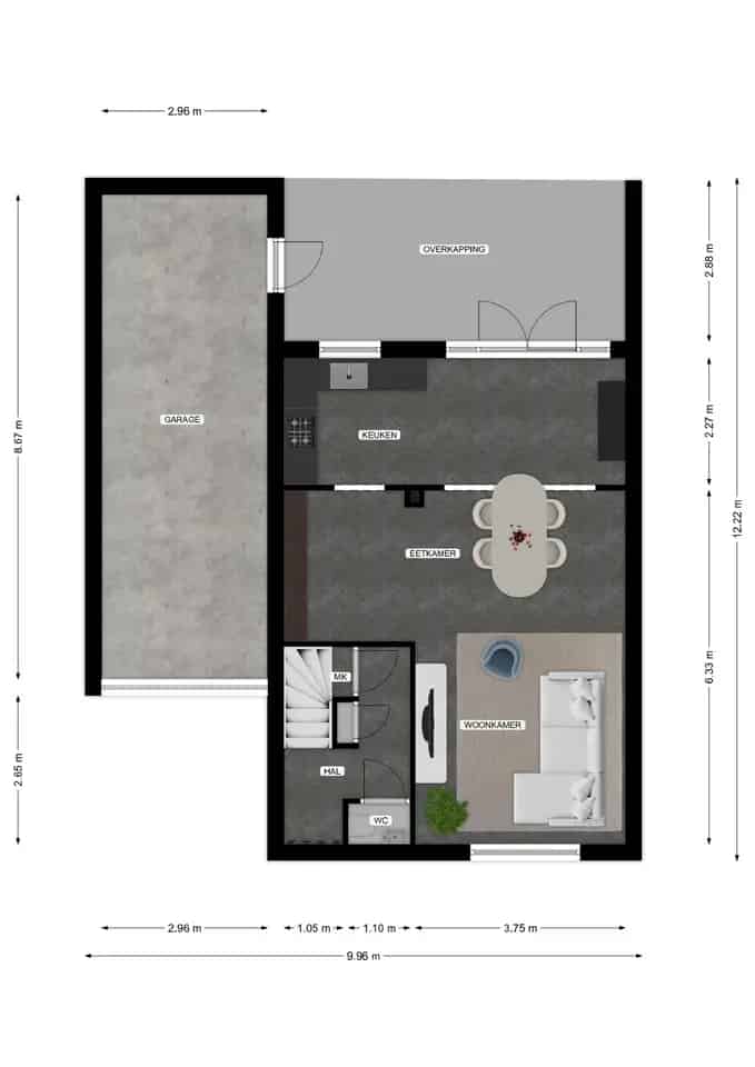 Geschakelde woning te Simpelveld met garage en 3 slaapkamers