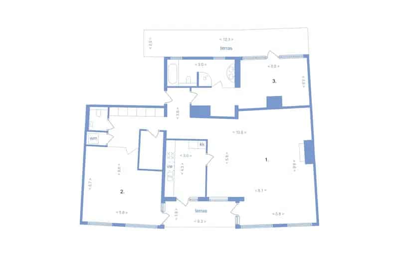 Luxe Appartement Kralingen 170m2 2 Terrassen Maas Uitzicht