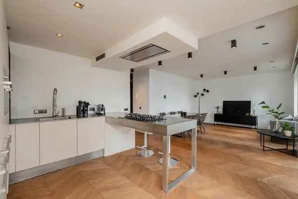 Modern 66m2 Appartement Amsterdam Centrum Balkon IJ-zicht