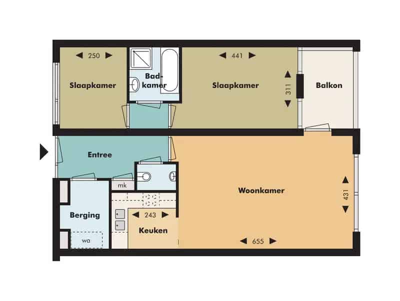 Appartementen Tilburg Schouwburgring: Ruime 3 en 4 kamer woningen