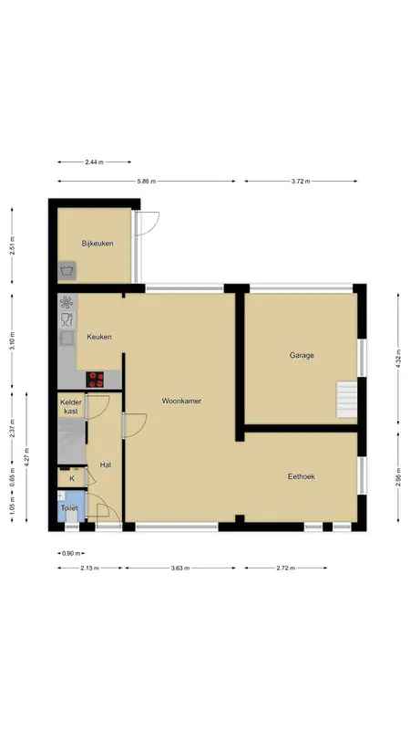 Ruime Hoekwoning 4 Slaapkamers Valburg