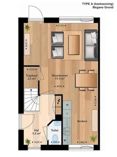 Eengezinswoning te huur Venlo 4 kamers 96m2