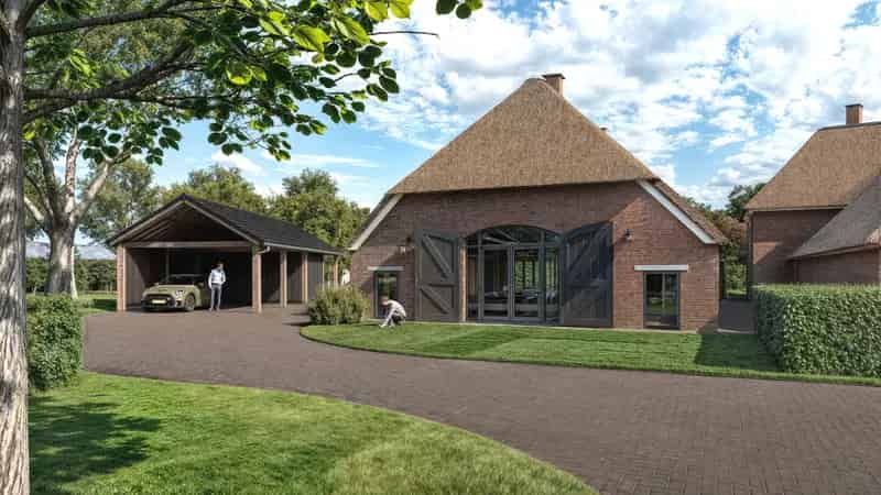 Bouwkavel Olst Wijhe: Royale Rietgedekte Woning 1800m2