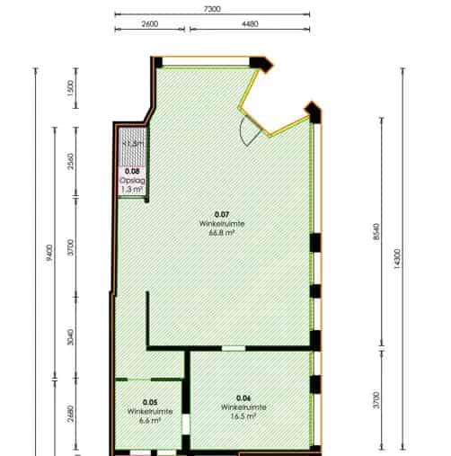 Winkel te Huur Zeeheldenkwartier 91m2