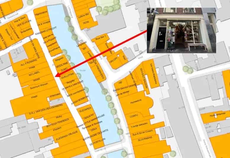 Winkel Utrecht | Zoek winkels te huur: Lijnmarkt 21 3511 KE Utrecht 