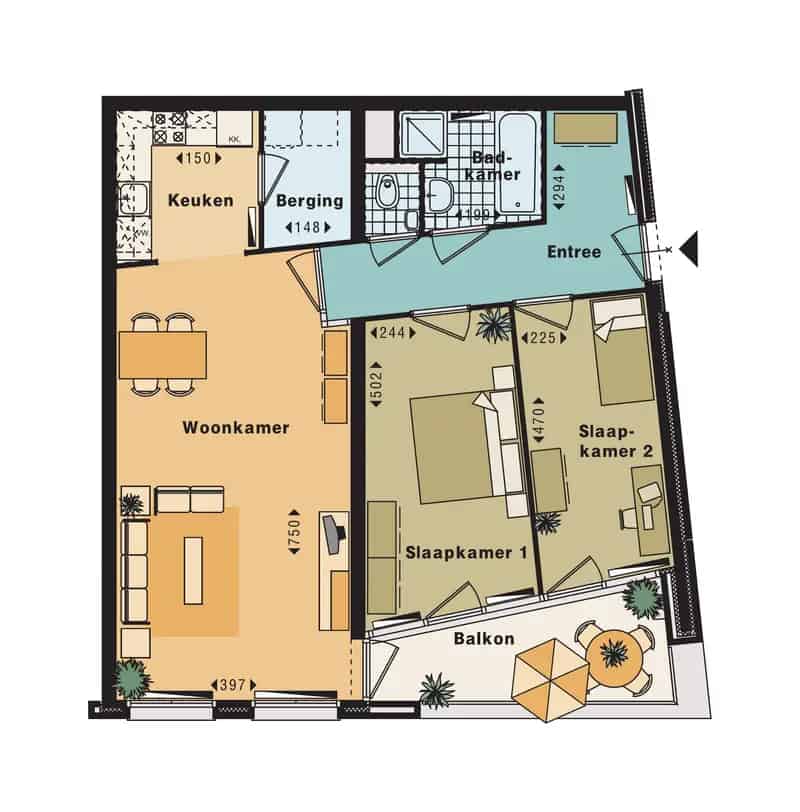 Appartementen Cortile I Maastricht