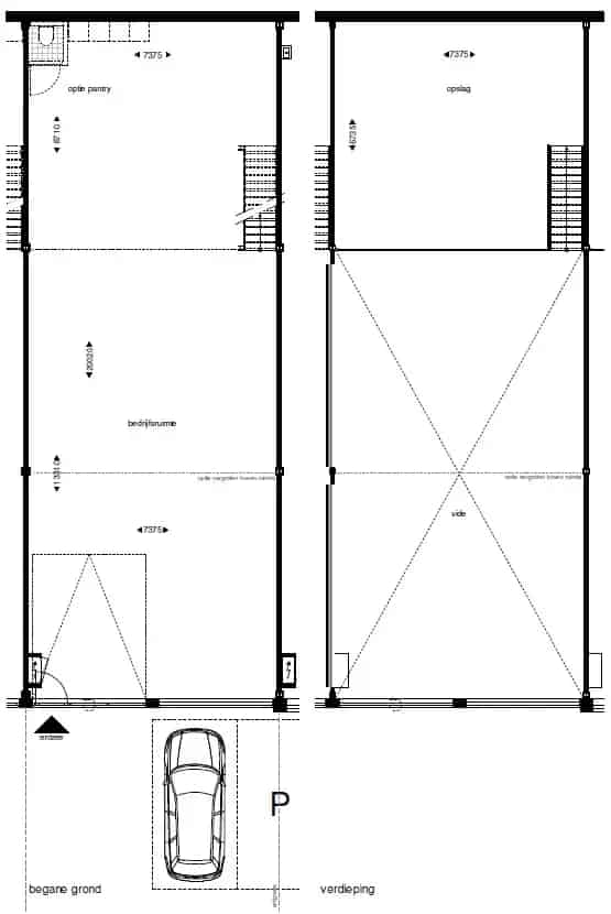 Bedrijfshal te Huizen 200m²  -  Hoogwaardig gerenoveerd