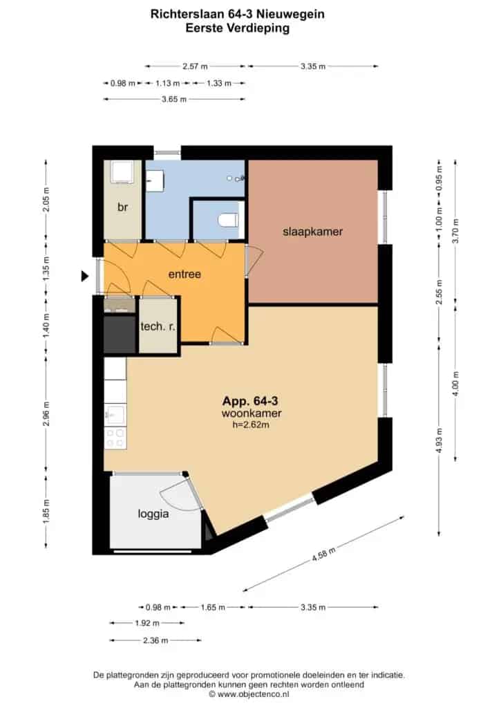 2 Kamer Appartement Richterslaan Nieuwegein