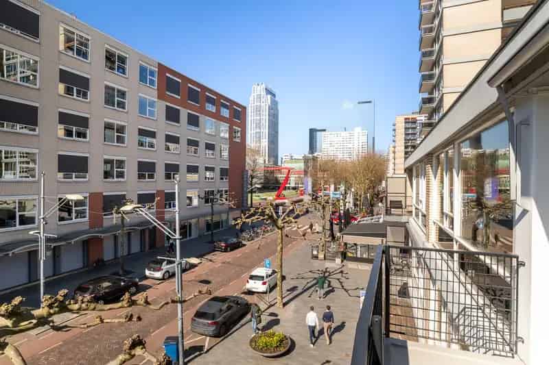 4 Kamer Appartement Rotterdam Centrum 85m2 Balkon Jaren 50 Stijl