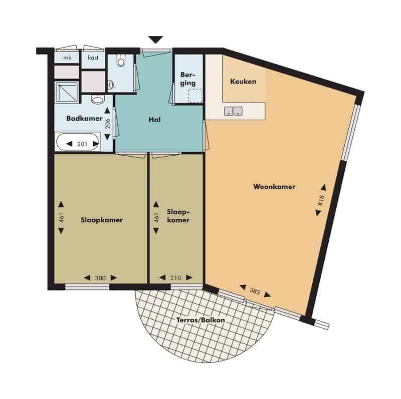 Appartementen Pisastaete s-hertogenbosch