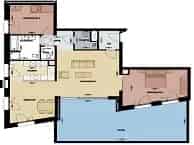Appartement Ansjovislaan Bergen op Zoom 3 kamers 115m2