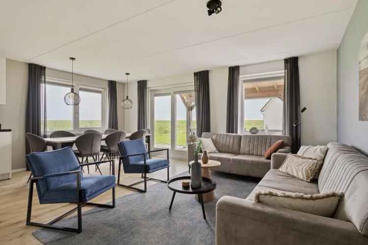 Luxe Recreatiewoning Oosterschelde 8 Personen Sauna A+ Label